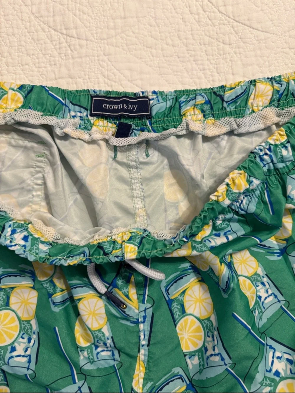 2 Pair Men’s Crown & Ivy Swim Shorts